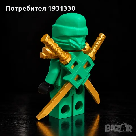 Голяма 30см Лего Фигурка Нинджаго - 3D промтирана, снимка 4 - Колекции - 56205557
