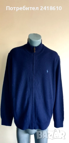 POLO Ralph Lauren Cardigan Wool  Knitted Full Zip Mens Size L НОВО! ОРИГИНАЛ! Мъжки Вълнени Жилетки , снимка 12 - Пуловери - 52794158