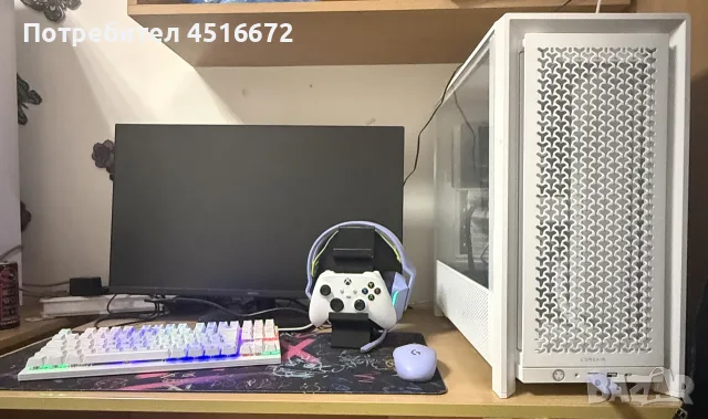 GAMING PC SET – RX 9060 XT 16GB + 27” QHD 180Hz + Периферия, снимка 3 - Геймърски - 56144169
