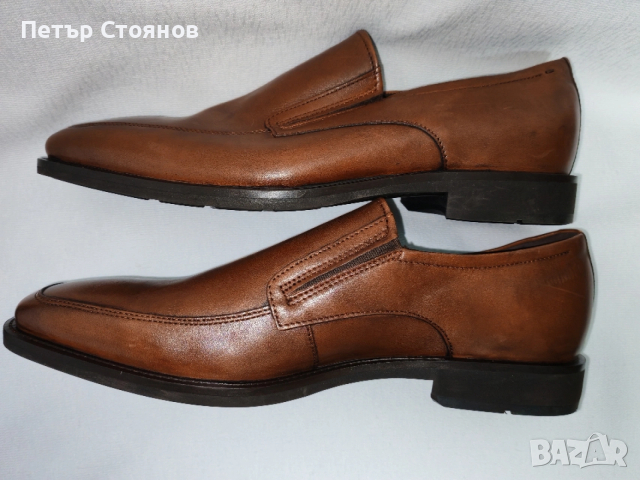 Предлагам стилни мъжки официални обувки от естествена кожа ECCO №46, снимка 5 - Официални обувки - 53247494
