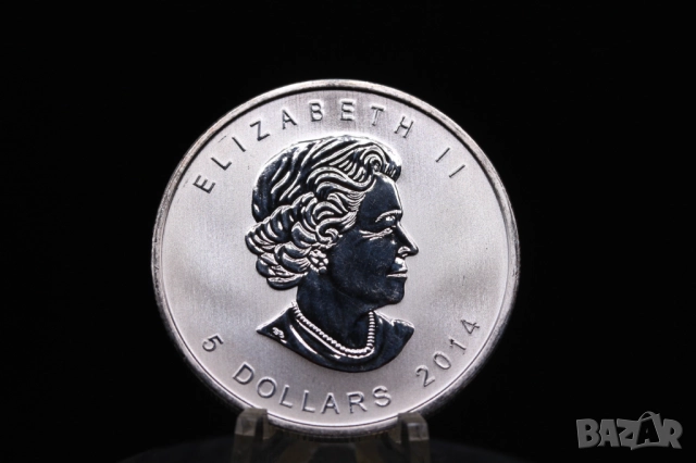 Кленов лист, Канада - серия  - 3 х 1 oz / унция, инвестиционно сребро, снимка 3 - Нумизматика и бонистика - 51991008