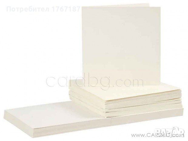 Заготовки за картички с плик Основи за покани Голям избор на цветове, снимка 5 - Други - 41305826