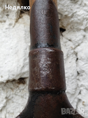 Автентична немска окопна лопатка,1915г,ПСВ, снимка 15 - Антикварни и старинни предмети - 36289604