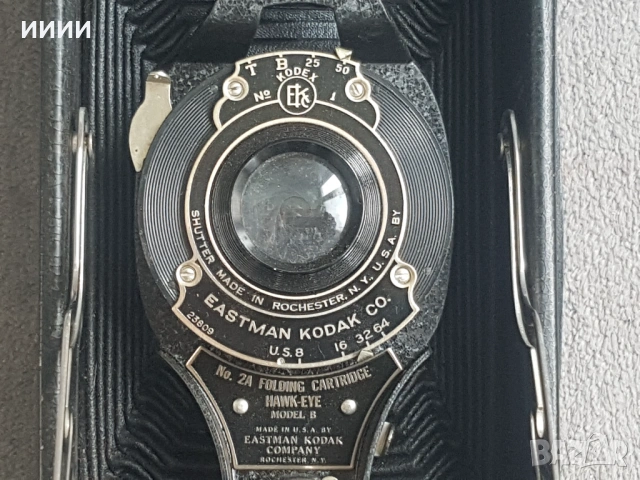 Мехов фотоапарат камера EASTMAN KODAK 2, снимка 2 - Антикварни и старинни предмети - 53439050