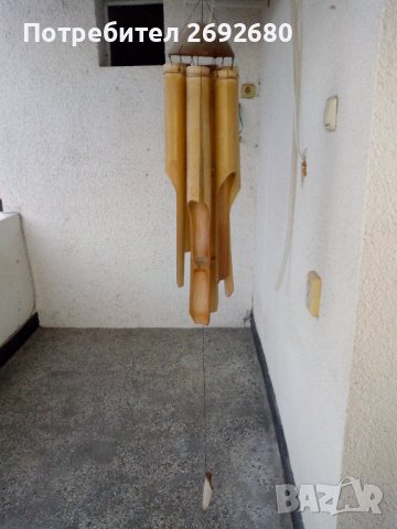 Вятърен чан -бамбук 70/18см., снимка 2 - Градински мебели, декорация  - 42671374