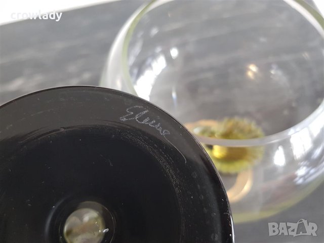 Дизайнерско и авторско Elime ръчно стъкло Мурано Чаша и Купа, снимка 2 - Декорация за дома - 40919496