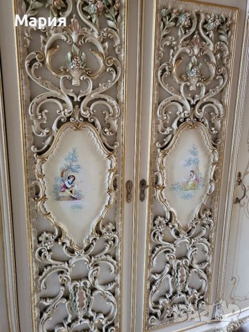 Италиански бароков гардероб  Silik 045, снимка 3 - Гардероби - 39405775
