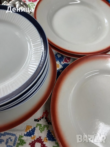 Едни различни чинии на Китка  Според мен си пастват чудесно , снимка 11 - Чинии - 52668749