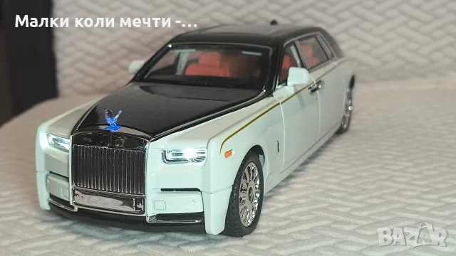 метална кола Rolls Royce Phantom. Чисто нов. Мащаб 1:18, снимка 2 - Колекции - 55729528