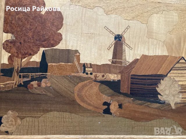 Картина от дърво, снимка 4 - Антикварни и старинни предмети - 50272007