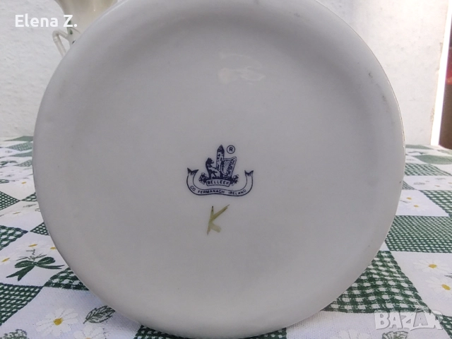 Ваза Island на Belleek Ирландия, снимка 5 - Вази - 52505060