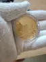 Сребърна монета с масивна позлата 24 каратово златно покритие 2oz Proof 62.2 гр, снимка 1
