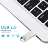 Удароустойчива Водоустойчива Метална Флашка Ключодържател Windows 11 10 8 7 Mac Linux 128GB 64GB USB, снимка 10