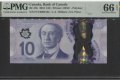 CANADA 🇨🇦  10 DOLLARS 2013 год. PMG 66, снимка 2