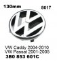 Емблема предна 130мм VW Caddy/Passat V -8617,OEM 3B0853601C, снимка 1