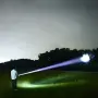 Акумулаторен LED фенер 10W със странична сигнална светлина, снимка 7