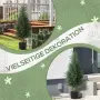 HOMCOM 2 бр от изкуствени кипариси, снимка 7