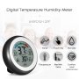 CJ-3305F Мини термометър и влагомер за стая, индекс на комфорт, снимка 4