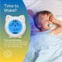 Zeepy Toddler USB акумулаторен сладък детски будилник котето Кип с нощна лампа, устойчив на падане, снимка 3