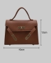 Дамска чанта по модел на Hermès Kelly bag collection, снимка 2