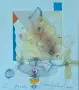 Картина, абстракция, худ. Цв. Казанджиев, 2010 г., снимка 2