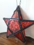 Коледни стъклени витражни фенери звезда, снимка 9