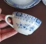 Троен сет - Красивата "Сhina blau" от Oskar Schaller 1909 - 1917, снимка 9