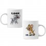 Комплект чаши за влюбени Един за друг - Tom & Jerry