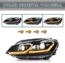 Комплект фарове с динамични мигачи за VW GOLF 7 2012 - 2017, снимка 9