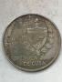 RARE. CUBA ONE PESO 1934год AU-UNC , снимка 2