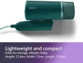 Нов Philips Ръчен Парочистач, 1000W, Лек и Компактен за Пътуване дрехи, снимка 4