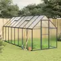 vidaXL Оранжерия с основа рамка антрацит 445x169x195 см алуминий(SKU: 3266334), снимка 3