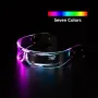 Светещи - PARTY LED очила, режим в 7 цвята., снимка 6