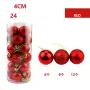 Коледни топки за украса, 24 броя с кутия - SD36, снимка 2