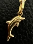 НОВО ЗЛАТНО КОЛИЕ С ВИСУЛКА ДЕЛФИН 585/1000 2.06 ГРАМА, снимка 2
