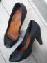 Обувки на ток, 100% естествена кожа, 37.номер, снимка 1 - Дамски обувки на ток - 35759601