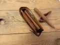 Ръчно изработен мъжки кожен портфейл , снимка 5