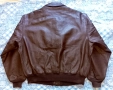 US WINGS оригинално американско пилотско кожено яке тип А-2, размер 2XL / 58, снимка 7