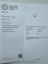 Здатен пръстен 14К с диамант 0,51 ct  сертификат, снимка 6