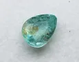 Зелено син Параиба турмалин с форма круша - 0.78кт.! Сертифициран! Нов!, снимка 6
