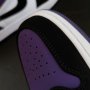 Nike Air Jordan 1 Low Court Purple Лилави Обувки Маратонки Кецове Размер 42 Номер 26.5см , снимка 3