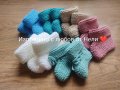 Бебешки детски плетени чорапи терличета , снимка 1 - Детски пантофи - 42544363