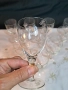 български гравирани стъклени чаши за ракия 28/2, снимка 2