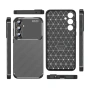 Samsung Galaxy A55 5G Удароустойчив Carbon Fiber Калъф и Протектор, снимка 5
