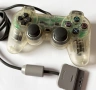 PlayStation 2 Clear Transparent Controller PS2 Оригинален  контролер, снимка 4