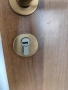входна врата с каса ,дръжки и брава,патронник и ключ, снимка 4