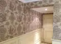 тапициране на стени с плат по стара френска  техника изработка и ушиване на пердета 
по ваш и наш пр, снимка 8