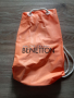 Раница чанта торба Beneton оранжева, снимка 1