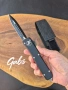 Автоматичен нож MICROTECH Ultratech,два модела,тъмно острие, снимка 9