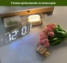 Настолен 3D LED Часовник – час, дата, температура - USB, светещ, снимка 7